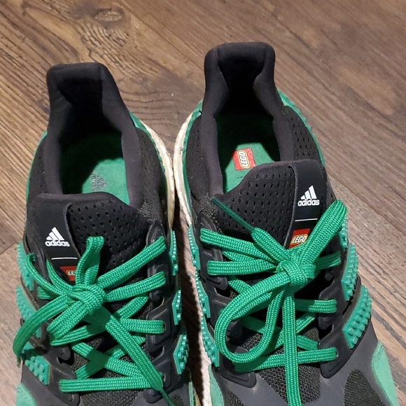 Adidas Ultra Boost Lego Men's Black and Green Running Shoes Sz 9.5 - Picture 5 of 11
